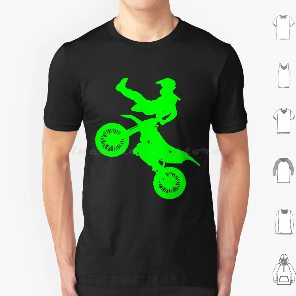 

Dirt Bike T Shirt Cotton Men Women DIY Print Dirt Bike