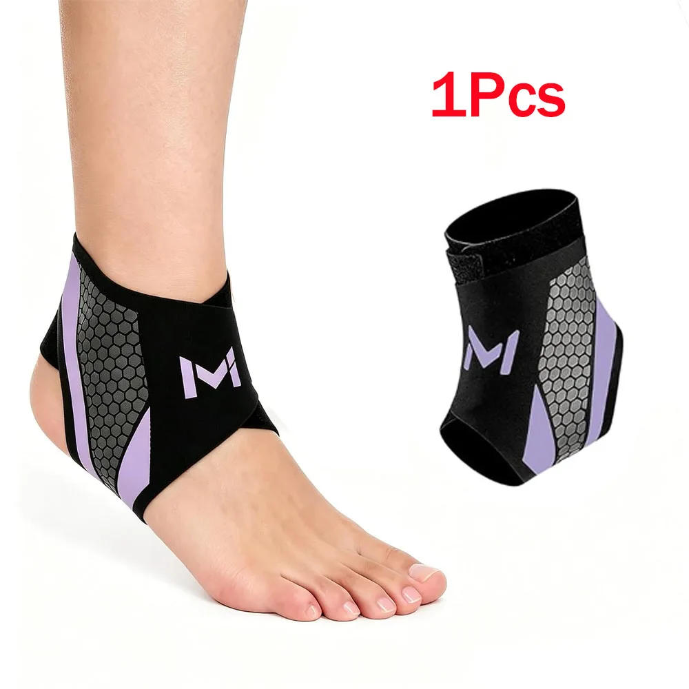 1 Stück Knöchelbandage & Elastische Stützen für Männer und Frauen, Knöchelstütze, Kompressionsmanschette für den Knöchel, Plantarfasziitis-Linderung, Achillessehnen-Entlastung