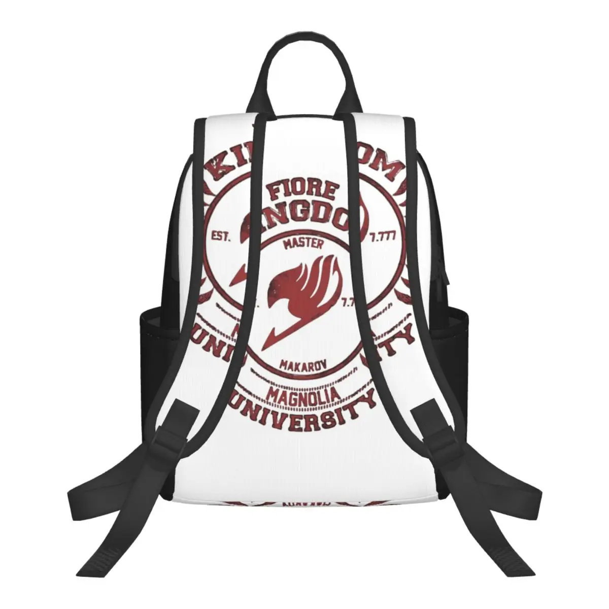 Fairy Tail Team Flag Student Backpack School Bag Hiking Travel Daypack for Men Women Bookbag Shoulder Bags
