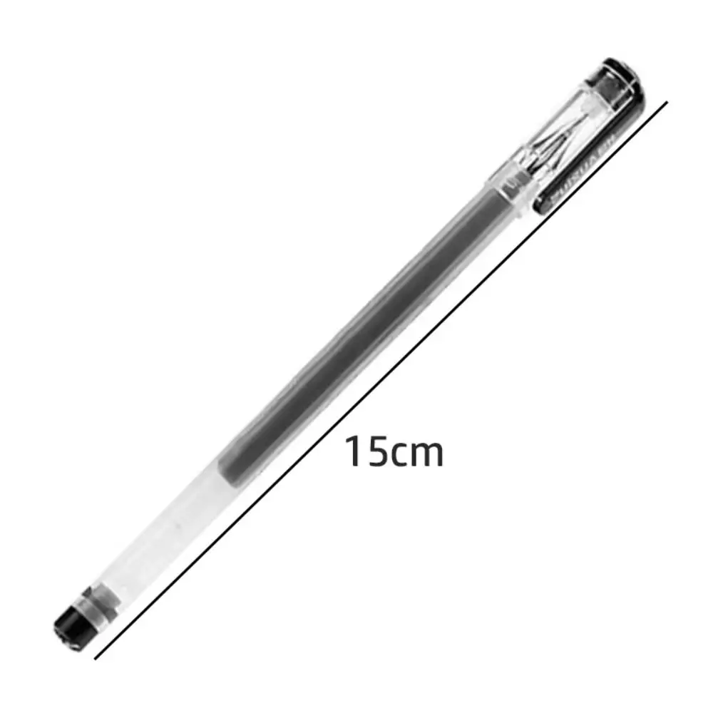 10PCS/Set Simple Quick-drying Gel Pen Black/Blue/Red Ink Press Type Ballpoint Pen 0.38mm Diamond Tip Neutral Pen Stationery