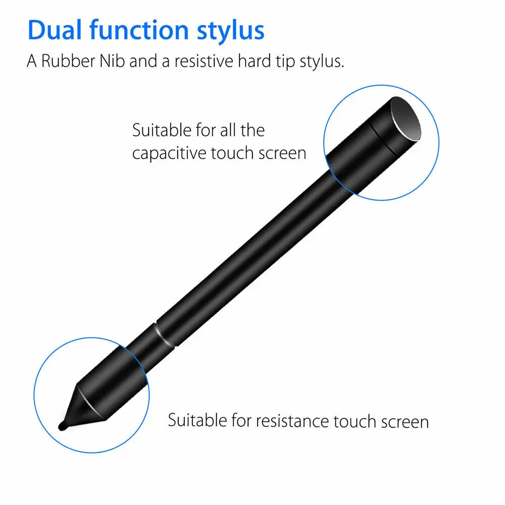 

Universal 2 In 1 Touch Screen Pen Stylus For IPhone IPad Samsung Tablet Phone PC Suitable For All The Capacitive Touch Screen