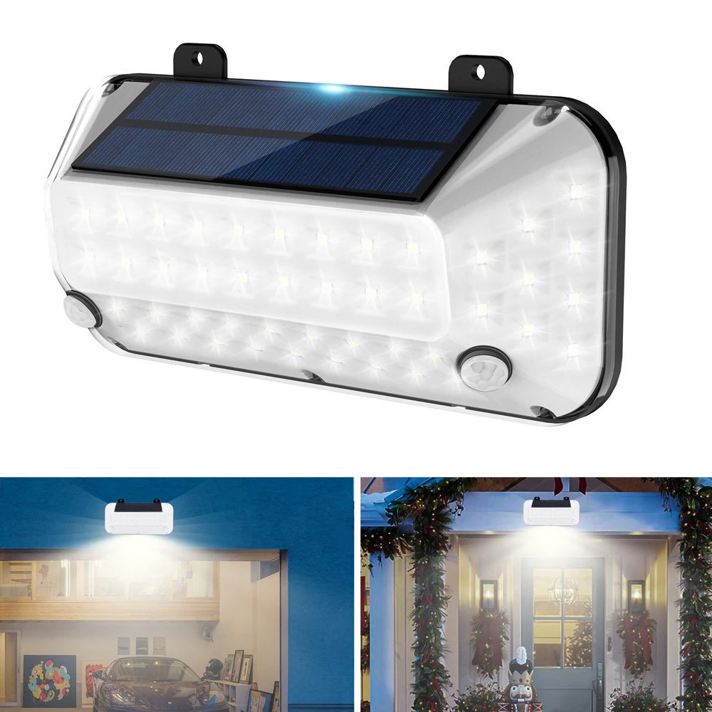 

Led Solar Light Outdoor Garden Wall Lamp Sunlight Pir Motion Sensor Ip65 Waterproof Courtyard Yard Fence Decoration Lamps