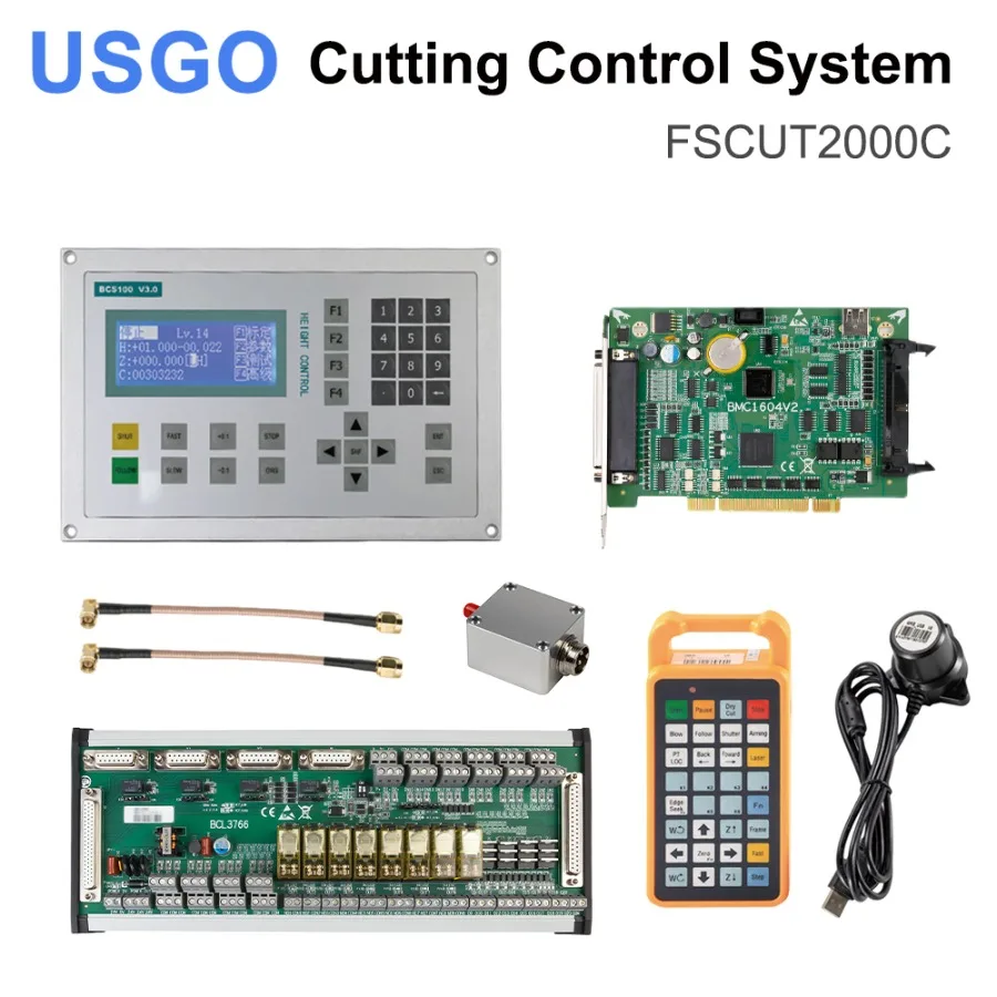 USGO Friendess FSCUT 0-6KW 2000C Laser cutting machine control system Cypcut BCS100 BMC1604 FSCUT2000 Controller