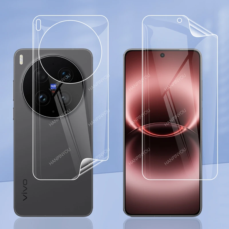 Für vivo X300 Ultra X300s 5G Klarer / Matter Anti-Fingerabdruck Hydrogel Vollflächiger Weicher Displayschutzfilm