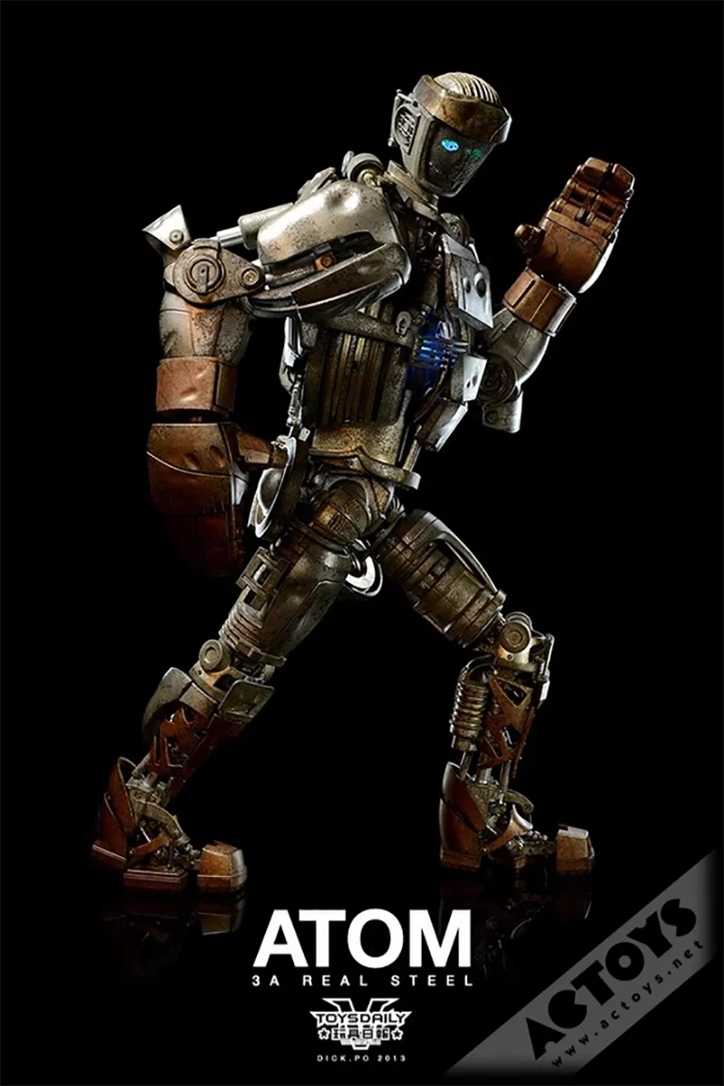 3A ThreeZero 1/6 ريال الصلب الذرة ATOM روبوت الميكانيكية الموقع الرسمي نسخة عمل نموذج لجسم اللعب جمع هدية مزخرفة #5