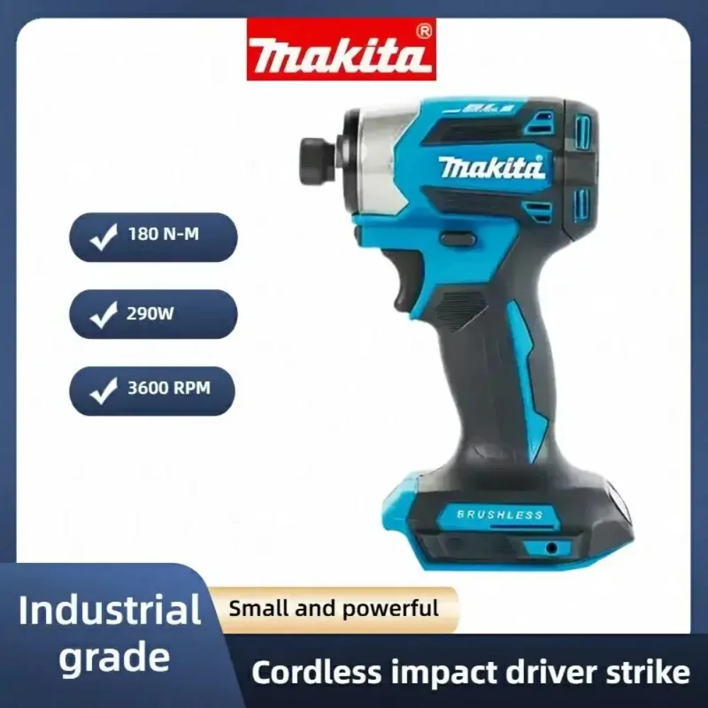

Бесщеточный ударный шуруповерт Makita 18V LXT DTD173, 180 Нм, для дерева, с режимами T1/T2, двойной LED-подсветкой