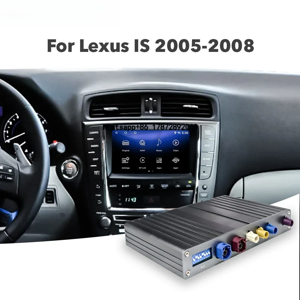 

For IS 2005-2008 Android Interface Module with Wireless Android Auto & CarPlay Qualcomm Binarytek