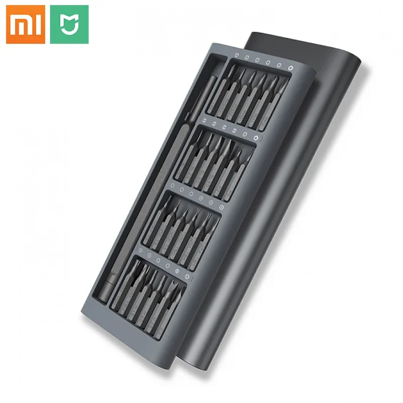 Original Xiaomi Mijia Daily Use Screwdriver Kit 24 Precision Magnetic Bits AL Box Screw Driver xiaomi smart home Set