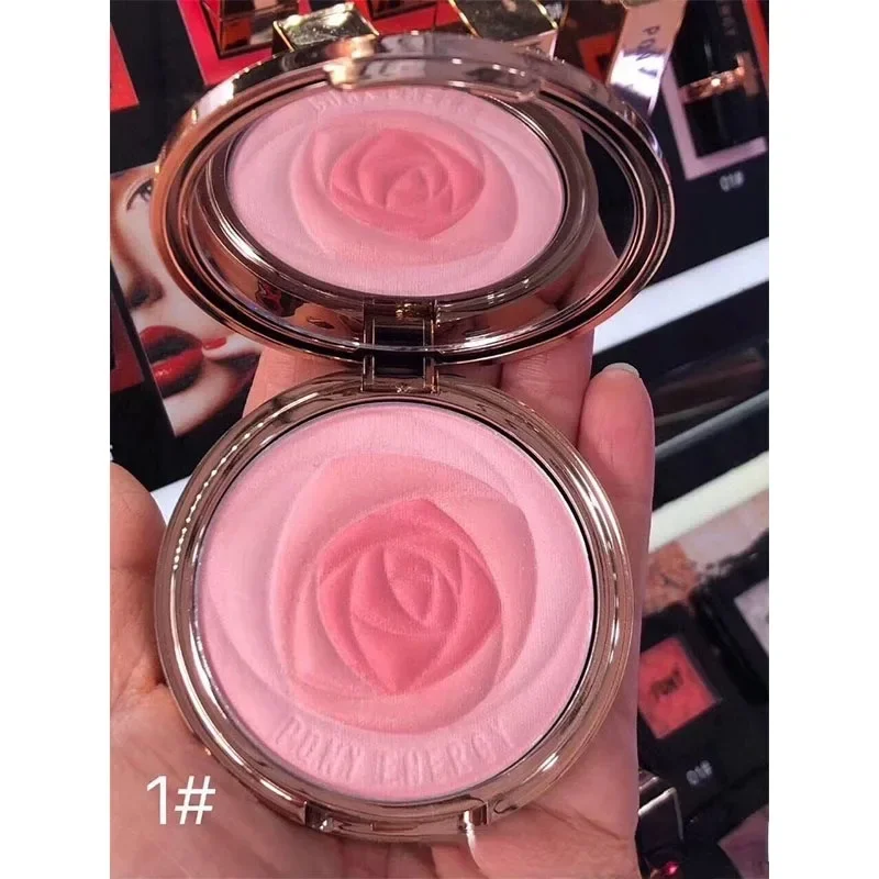 PONY Petal Blush Natural Finishing Powder facile da colorare pori invisibili che illuminano a lunga durata Blush Rare Makeup Beauty Cosmetics