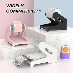 1Pc Thermal Label Holder 2-in-1 Multi-Purpose Label Holder, Thermal Shipping Label Holder For Rolls And Fan-Folded Labels