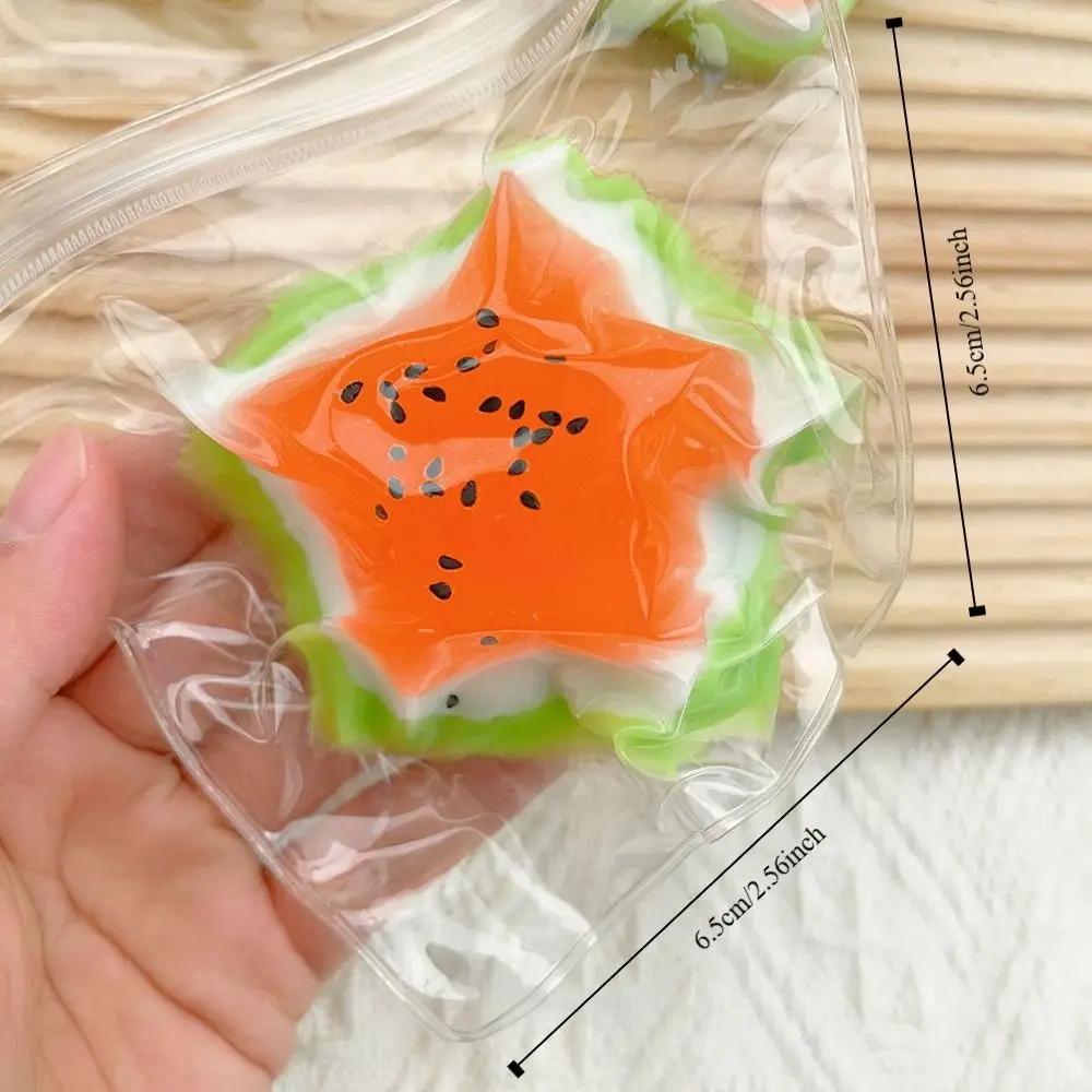 Hot Squishy Squeeze Toy Slow Rebound Simulated Watermelon Pinch Toy Cat Paw Relief Gift Decompression