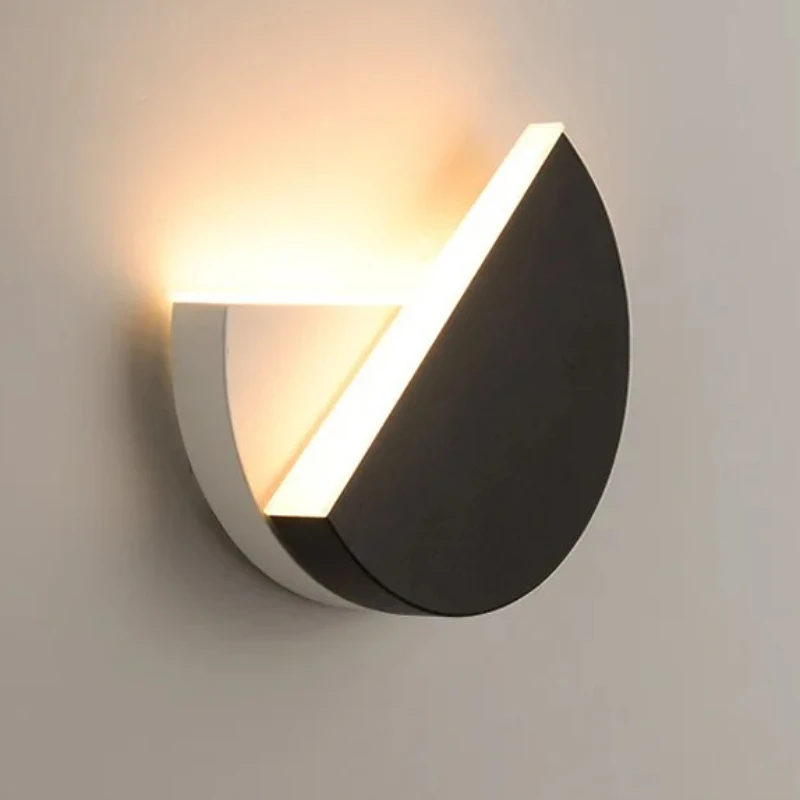 

Современная прикроватная светодиодная лампа для спальни с переключателем для чтения, светильник для сна, отель, искусство, проживание в семье, коридор, коридор, настенный светильник