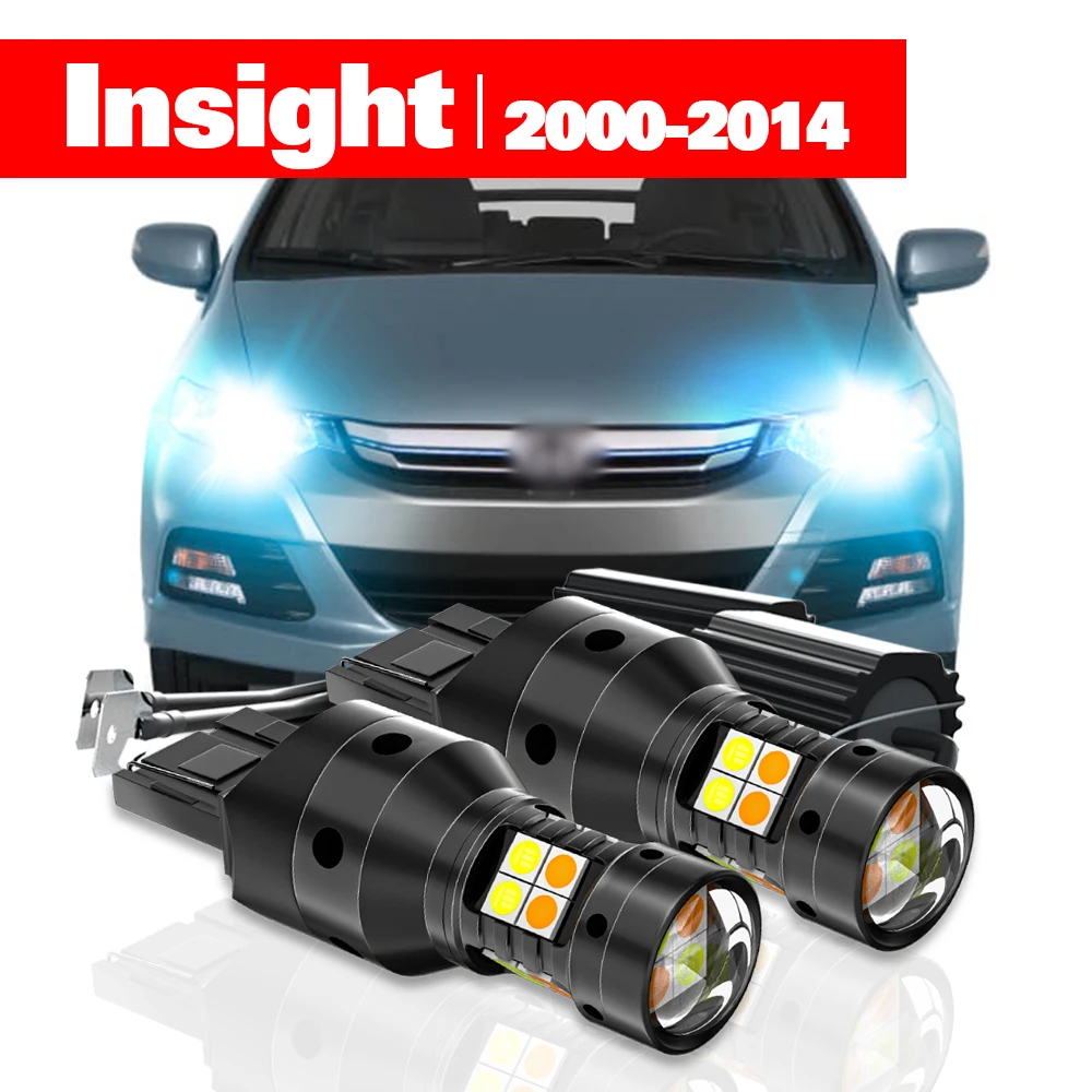 Für Honda Insight 2000-2014 2 Stück LED Dual-Mode Blinker + Tagfahrlicht DRL 2008 2009 2010 2011 2012 2013 Zubehör