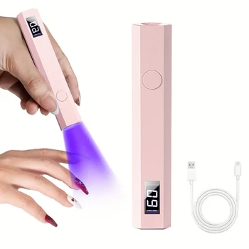 YIKOOLIN Mini Handheld UV Light Fast Gel Nail Drying Lamp fo...