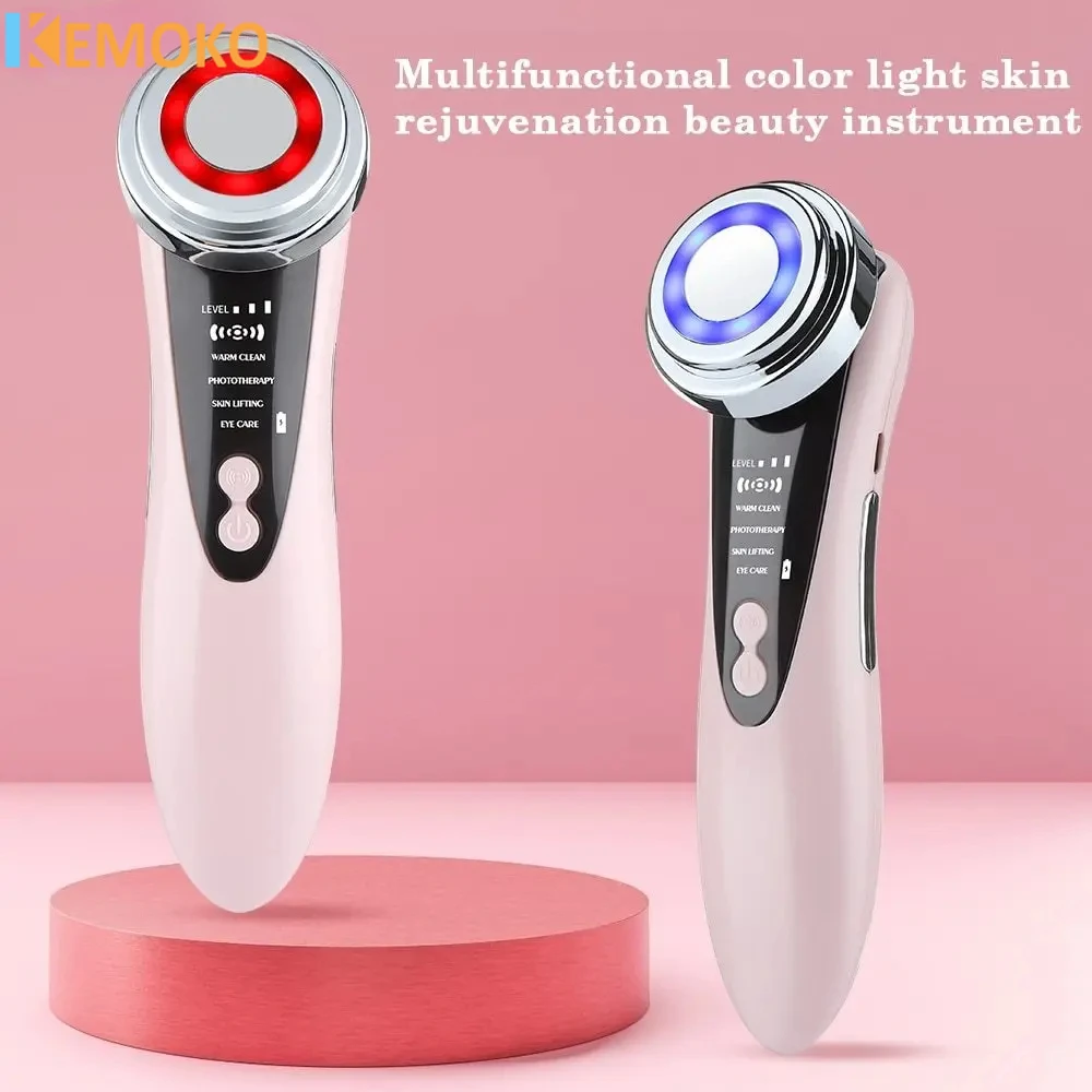 

Household Beauty Instrument Face Essence Introducer Cold and Hot Lift Photon Rejuvenation Ems Micro Current Beauty Instrument