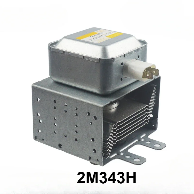 Microwave magnetron 2M343H air-cooled long bottom plate 1500W microwave electron tube generator