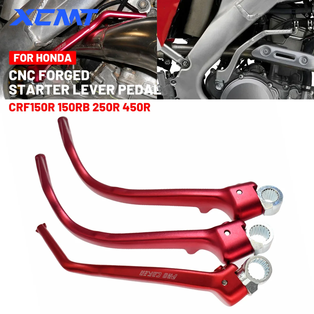 

CNC Motorcycle Forged Kick Start Starter Lever Pedal For HONDA CRF150R RB CRF250R CRF450R CRF 150 250 450 R Retrofit Accessories