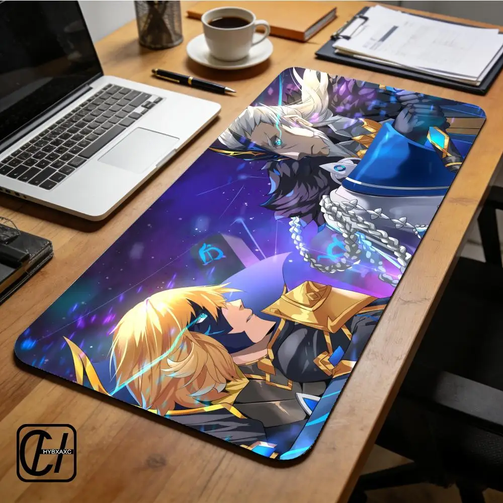 

YuGiOh Dark Magician Girl Mouse Pad Desk Mouse Pad Cute HD Desk Pad Extended Gaming Keyboard Mats Large XXL Gamer Mousepad 90x40