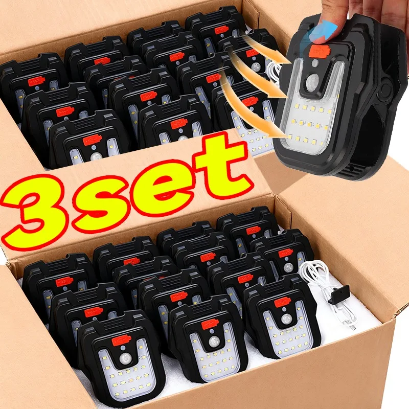 

Solar Clip Light Fast Charged Smart Sensor Mosquito Repellent Easy Install Weather Resistant Bright Outing Light Fence Yard Camp