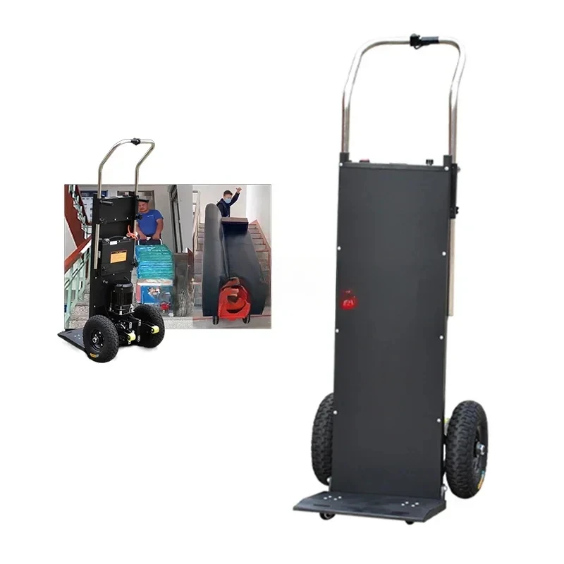 Cart Flat Truck With Battery Up And Down Stair Climb 250KG Electric Climbing Car Hand Trolley Climber