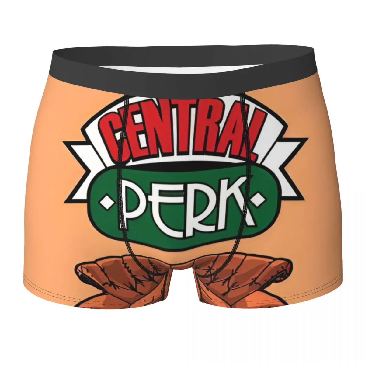 

Друзья ТВ-шоу Плакат Нижнее белье Программа Мультяшная сумка Модные боксеры Дизайнерские шорты Трусы Классические мужские трусы большого размера