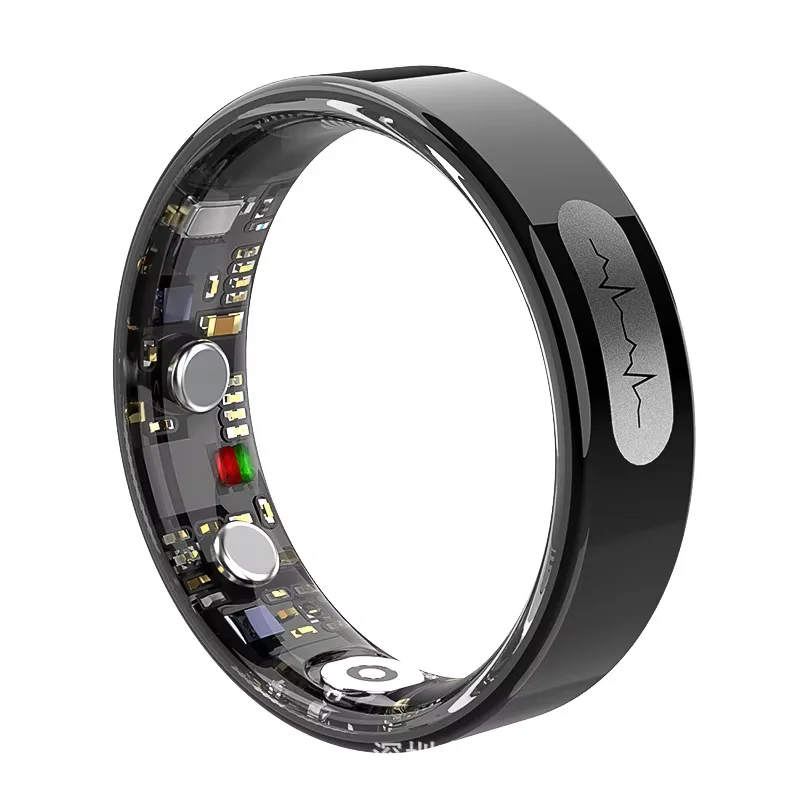 Android Трансграничное Смарт-кольцо Семейный уход Мониторинг Сердечного ритма Сон Здоровье ER08 Носимое кольцо Управление приложением Нержавеющая сталь