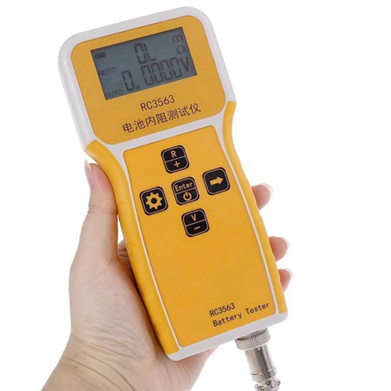 RC3563 Battery Internal Resistance Voltage 3-Digit Battery Tester True Four-Wire AC Lithium Battery Detector