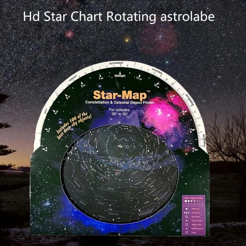 J0MB Rotating Star Chart Map For Science Clubs Portable Stargazing & Planet Discovery - Image 6