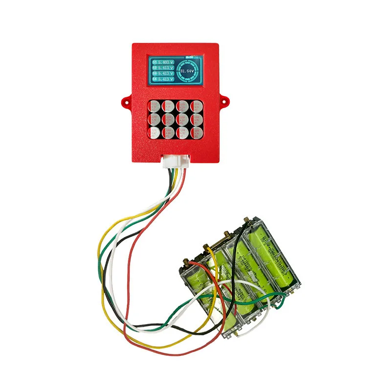 4S 6S 8S Active Balancer mit Spannungsanzeige Lifepo4 Equalizer Lipo/LTO Batteriespannungsprüfer – Detail 7