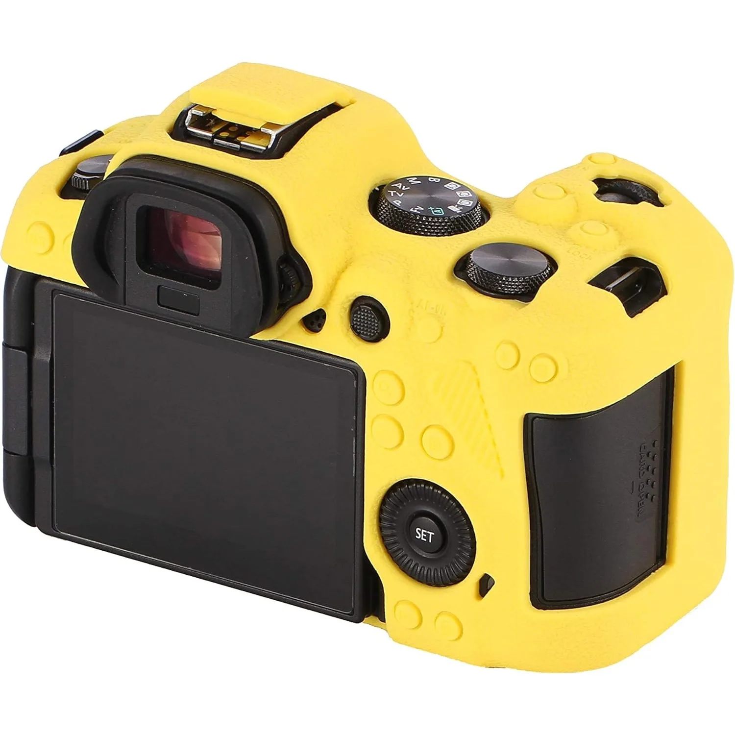 

Soft Silicone Cover Camera Case Protective DSLR Skin Cover - For Canon R6 R6II Mark II + free tempered film