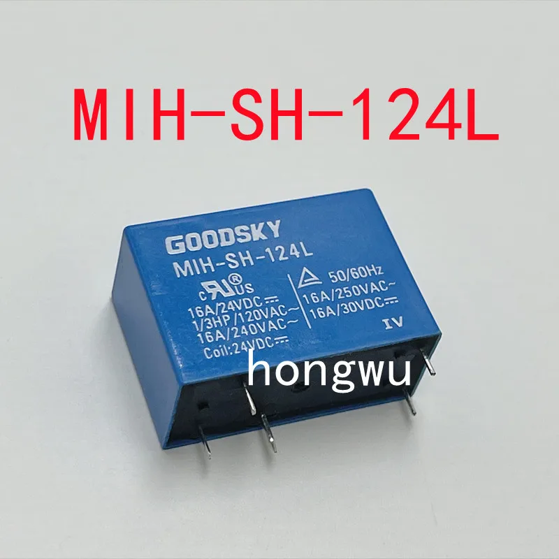 100% Original New 1PCS  MIH-SH-124L  DC24V  relay  16A 5pins