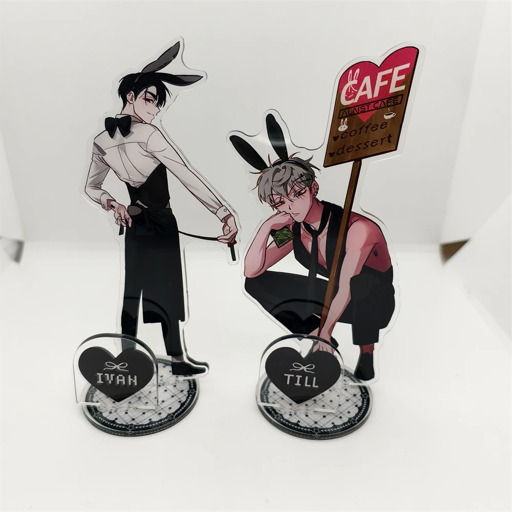 أنيمي الغريبة المرحلة سلاسل المفاتيح قلادة سيارة مفتاح سلسلة الاكريليك حامل MIZI SUA TILL IVAN HYUNA LUKA المشجعين الهدايا تأثيري اكسسوارات