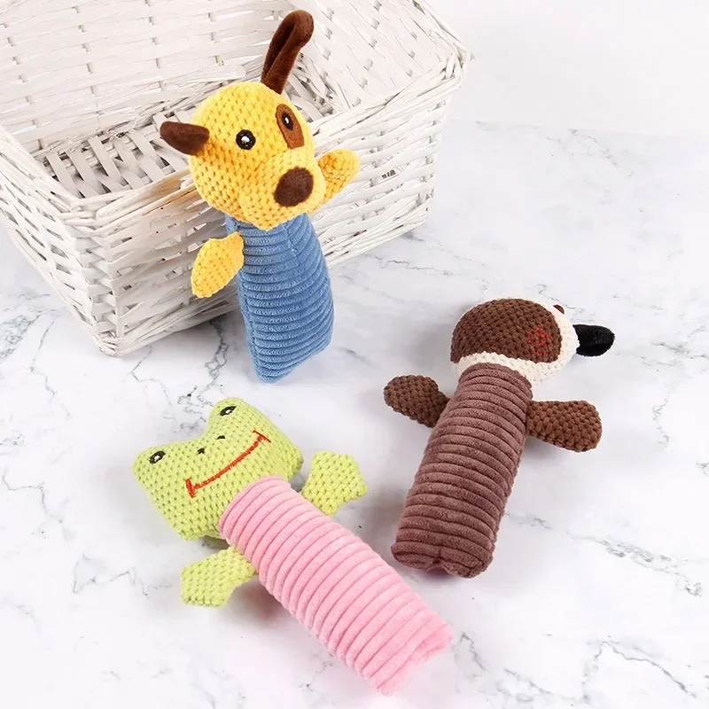 Dog Chew Toys Pet Interaction Plush Toys for Small Medium Dog French Bulldog Poodle Pug Teeth Cleaning Toys Pet Accessories