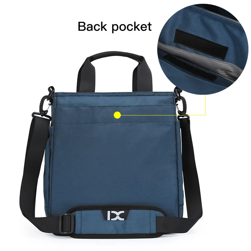 Men Gym Bag Shoulder Messenger Bag Headphone Waterproof Crossbody Bag Nylon Travel Handbag Gym Bags Daily School Men\'s XA666C