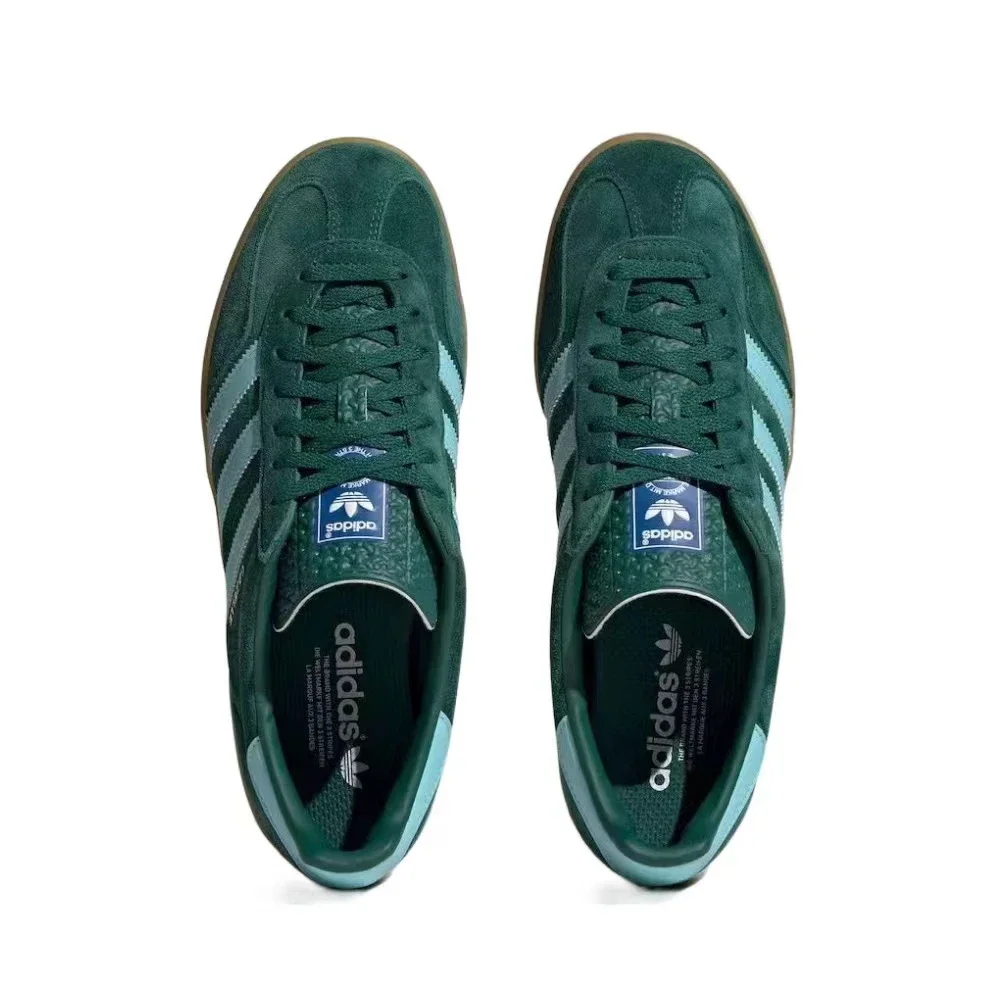 Adidas Originals Gazelle ในร่มผู้ชายและผู้หญิงรองเท้าสเก็ตบอร์ดต่ําด้านบน Suede รองเท้าผ้าใบเดิน