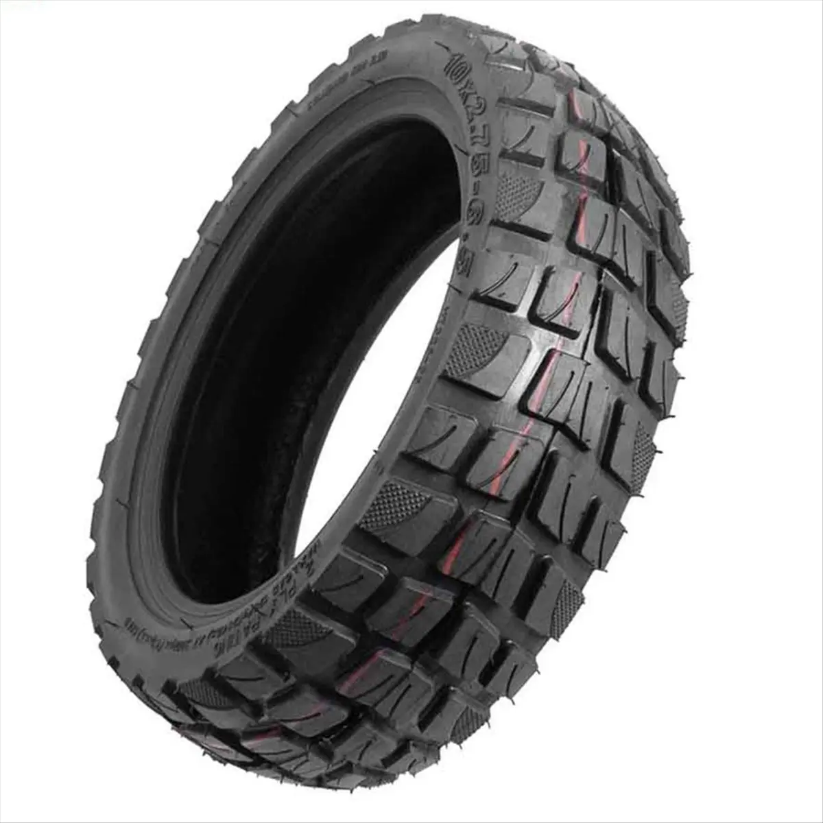 

10 Inch 10x2.75-6.5 Off-Road Tires Vacuum Tire Tubeless Kickscooter Wearproof Rubber Tyre for Electric Scooter Wheel [T34-2026]