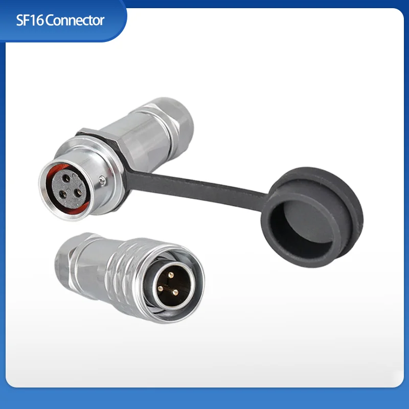 

SF16 Aviation Automotive Connector 2 3 4 5 7 9 Pin Male Socket Female Plug Ip67 Waterproof Dustproof And Anti-Aging Docking