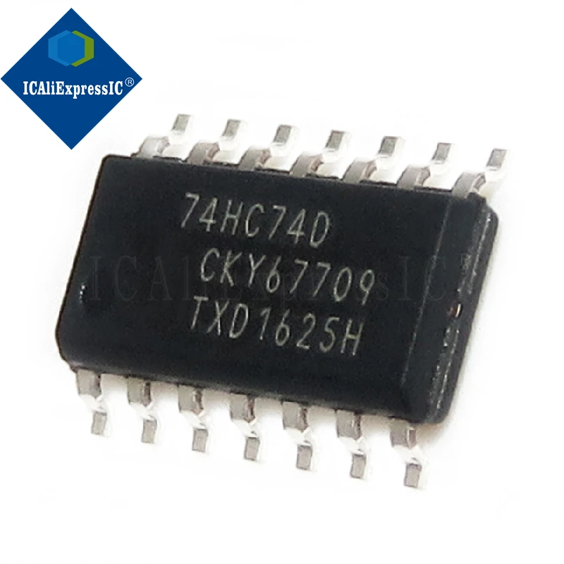 10pcs/lot 74HC74D SOP14 74HC74 SOP SN74HC74DR SOP-14 SN74HC74 SMD new and original IC In Stock