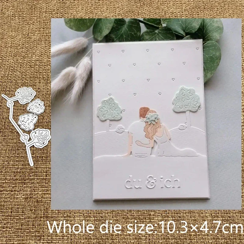 

New Design Craft Metal Cutting Die cut dies tree edge decoration scrapbook Album Paper Card Craft Embossing die cuts