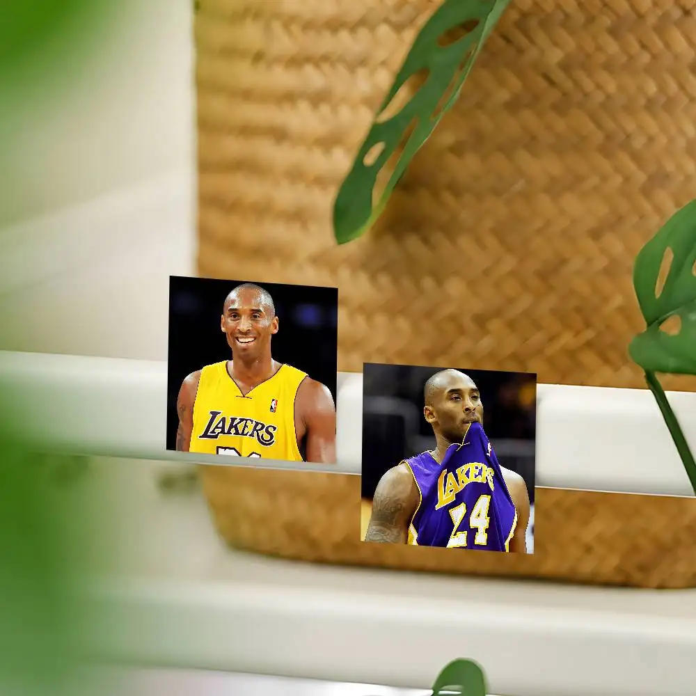 Football Star K-Kobe B-BryantS PVC Refrigerator Magnets Heat Transfer Printing Fridge Sticker For Home Kitchen Decor