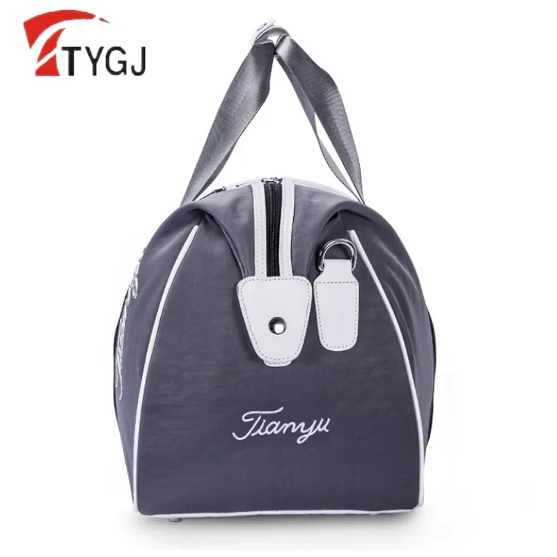 TTYGJ Nylon Golf Bags Portable Big Capacity Golf Clothing Bag with Shoulder Strap Lightweight Travel Pack Independent Shoe Layer