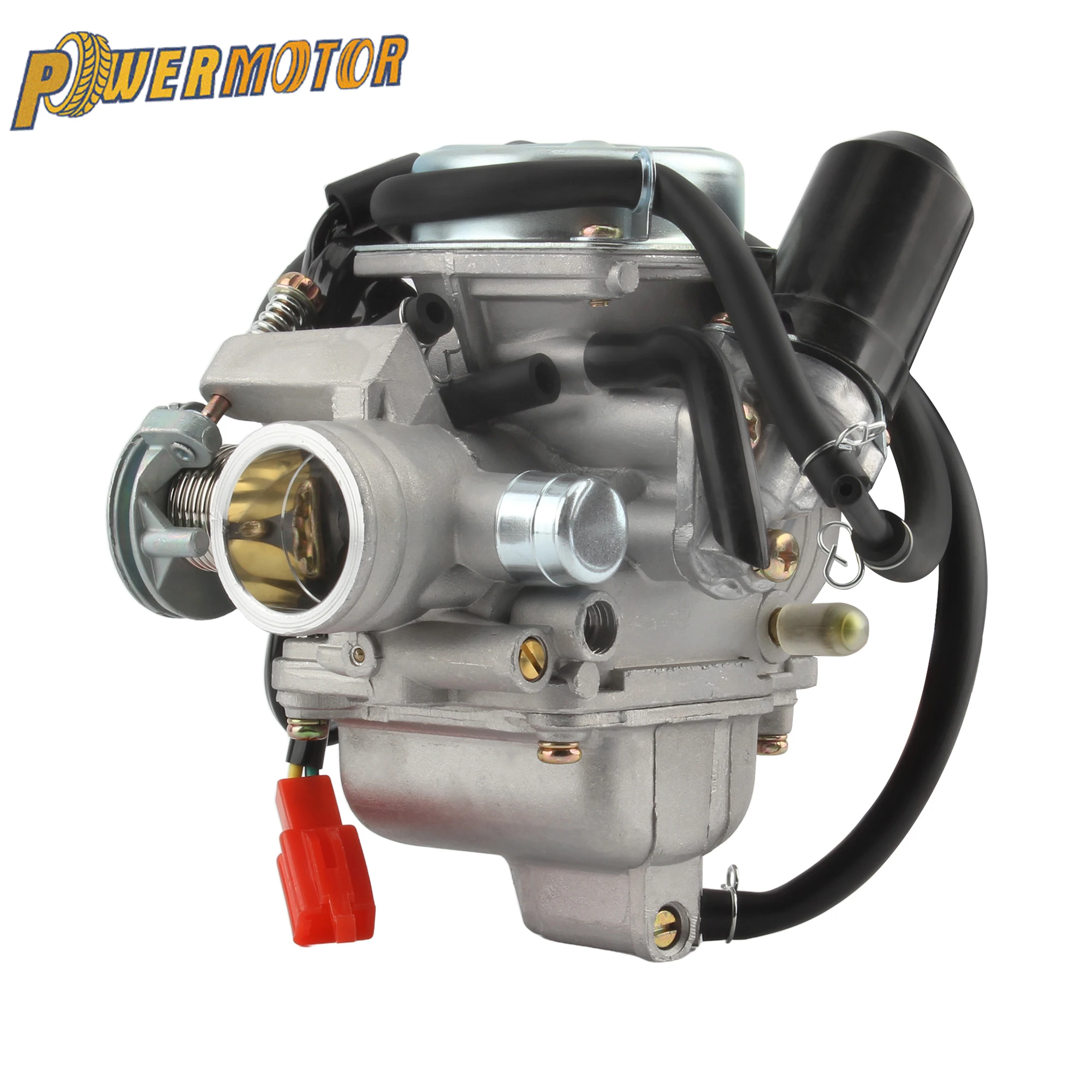 Motocykle PD24J dławik gaźnika 24mm dla Honda GY6 125cc 150cc skuter ATV 4 suwowy akcesoria Motocross