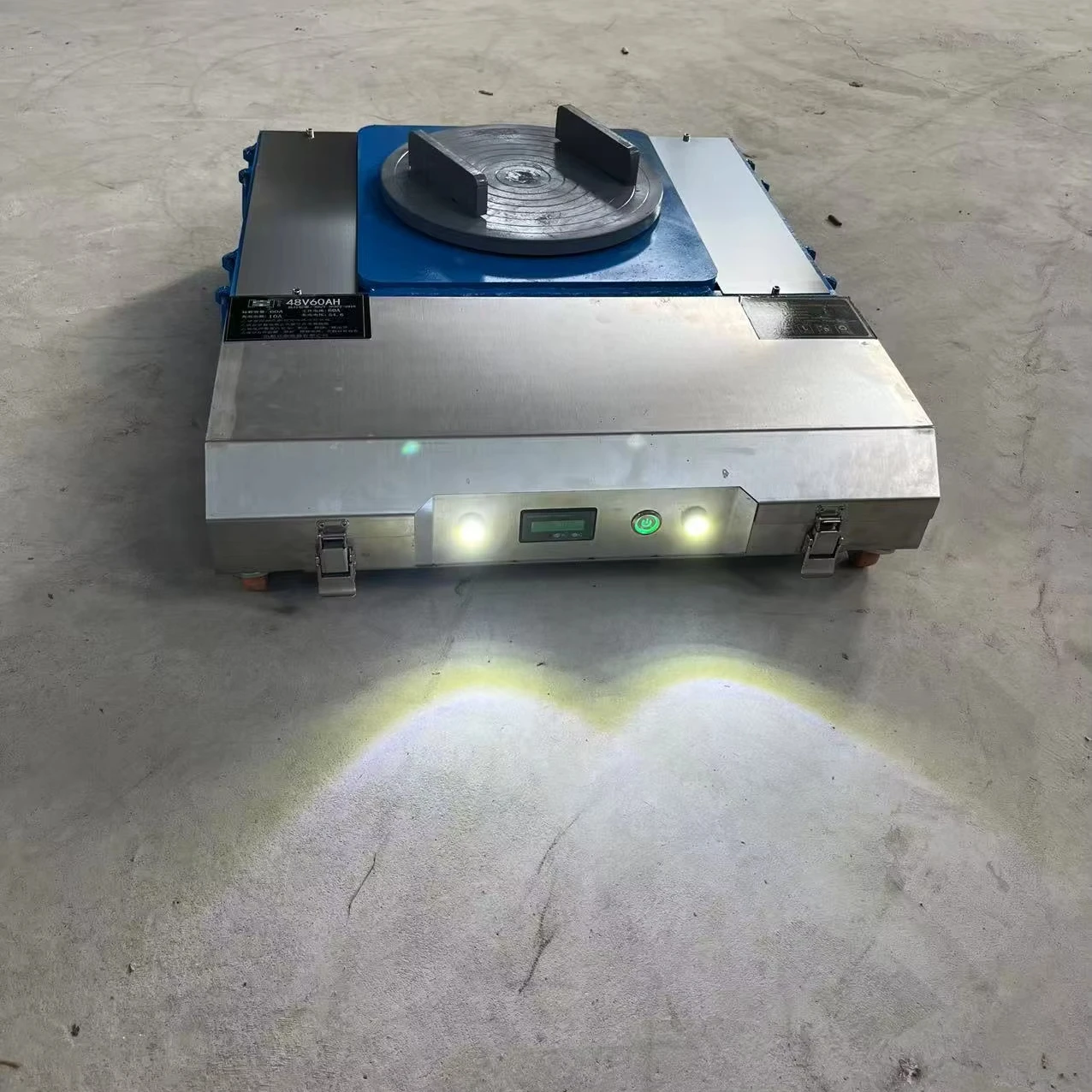 

Heavy Cargo Handling Equipment Remote Control Electric Handcart Ice Skates Tank Carrier