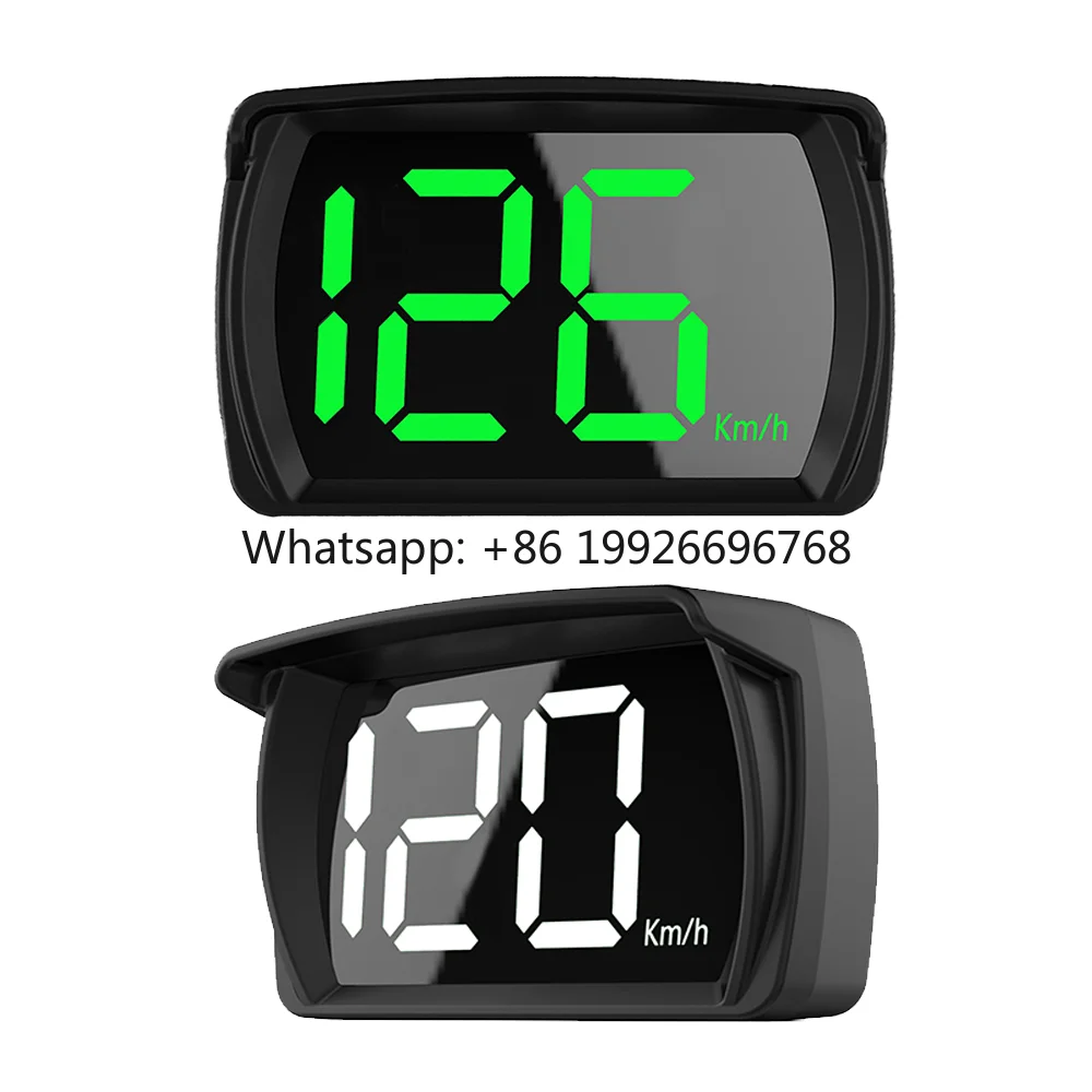 

Универсальный GPS-спидометр, цифровой дисплей скорости, проекционный дисплей на лобовое стекло автомобиля, с функцией измерения температуры воды, популярный HUD