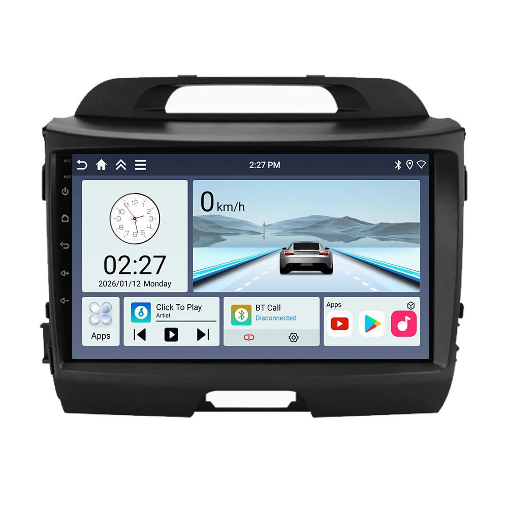 For Kia Sportage 3 SL 2010 - 2015 2016 Android 16 QLED Android Car Radio Multimedia Video Player GPS Stereo CarPlay BT Head Unit