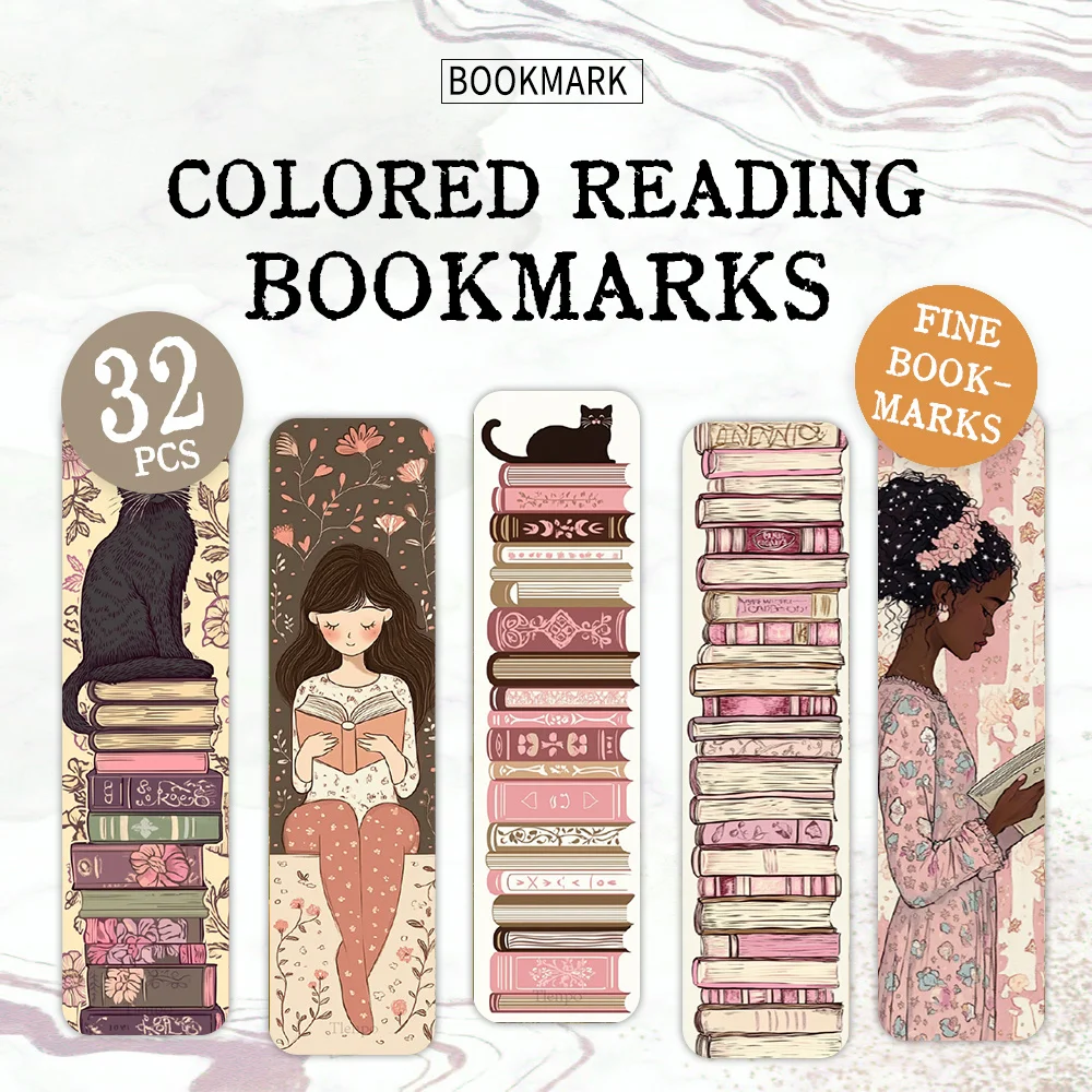 96pcs, beautifully designed bookmarks, the perfect back-to-school gift. Including baffles, ideal gift for book lovers
