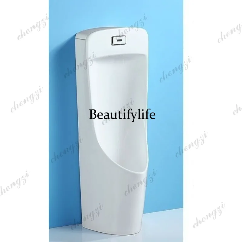Automatic induction urinal floor-to-ceiling project Hotel wall-mounted, ceramic, vertical toilet household