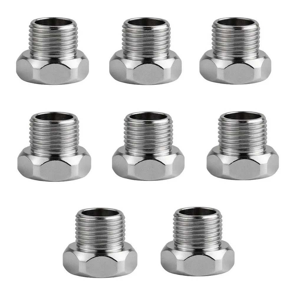 Shower Head Adapter with for hexagonal Body Design for Tool Assisted Installation and Controlled Torque Application