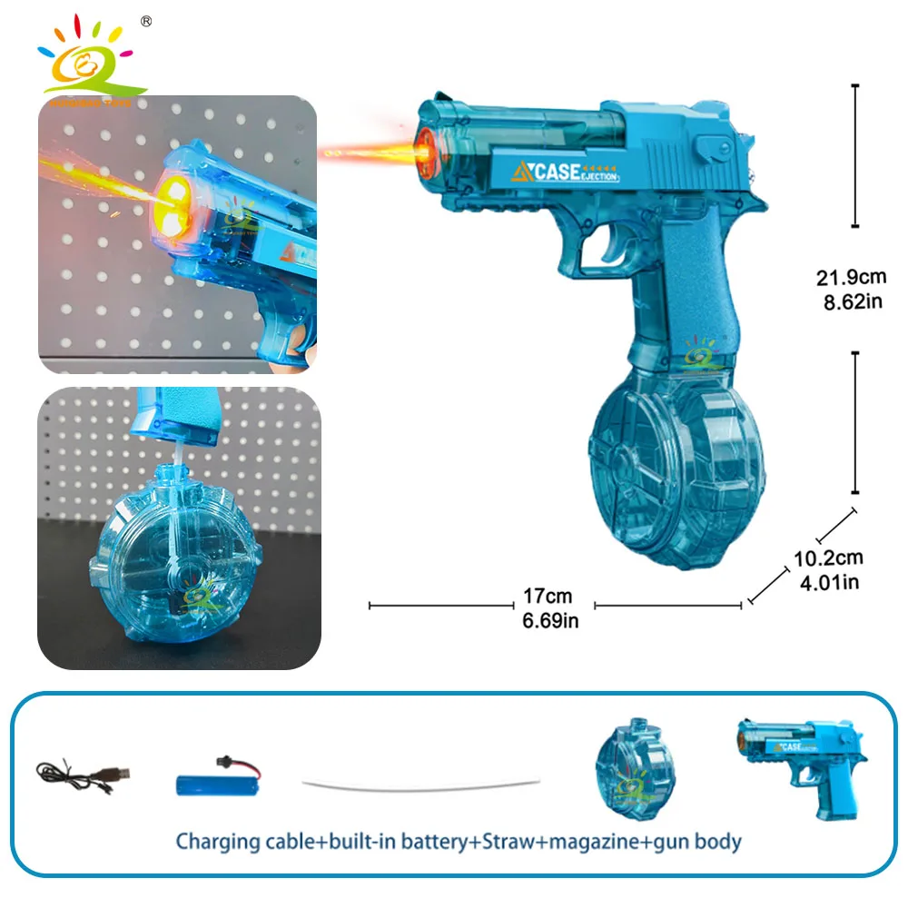 Die zweite Generation von elektrischen Wasserpistolen mit Wüstengestänge, Spielzeug für den Sommer, Outdoor, Strand, Pool, Sparring-Spielzeug für Erwachsene und Kinder