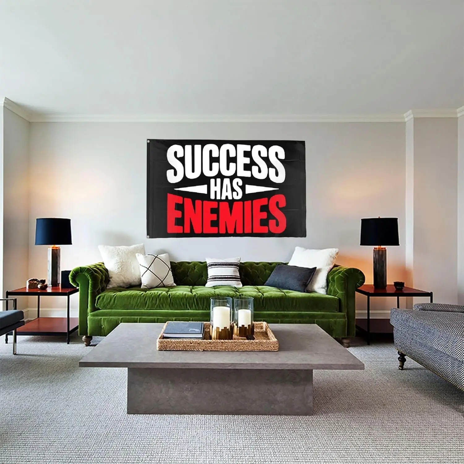 Flagicts 100% Polyester Success Has Enemies Flags
